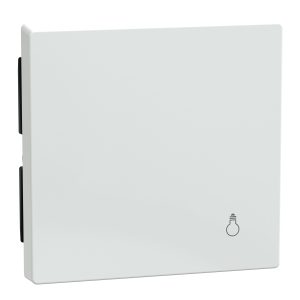 Накладка 1-клавішного вимикача "Світло" SysM актиново-білий, глянцевий