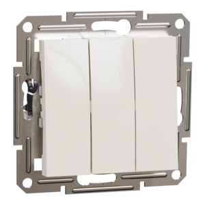Вимикач 3-кл. внутр. "ASFORA"  сл.к.  без рамки