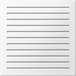 Накладка механізму дверного дзвінка SysM полірована біла