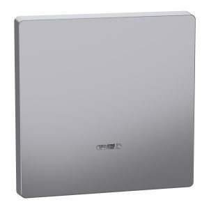 Клавіша вимикача 1-клавішна для led нерж."D-Life" сталь