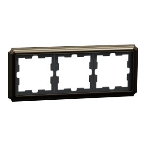 Рамка 3-х постова D-Atique, мокко