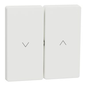 Накладка вимикача жалюзіSysD матовий білий