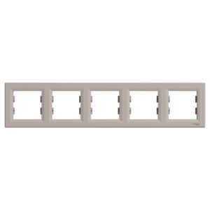 Рамка 5-ти кратна "ASFORA" бронза (C1)