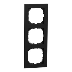 Рамка M-Pure, Ocean Plastic, 3 пости, матовий чорний