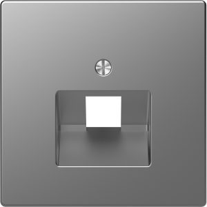 Панель розетки комп’ютерної. RJ-45 внутрішня "D-Life" нержавіюча сталь