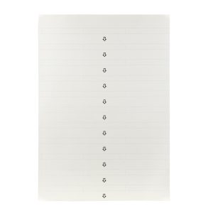 Наклейки для маркування, полірована біла System D