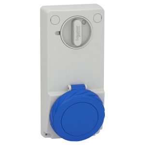 Розетка unika з блокуванням 32a 2p-e (C3)