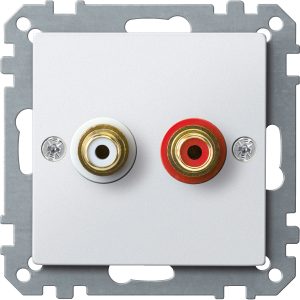 Механізм аудіорозетки RCA SysM п-біл