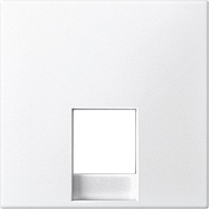 Накладка розетки RJ11/RJ12 SysM полірована біла