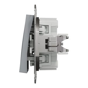 Вимикач жалюзі внутрішній. "ASFORA" сталь (C3)