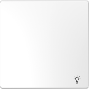 Накладка 1-клавішного вимикача "Світло" SysD біл лотос