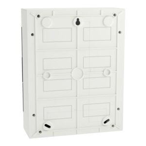 Щит пластиковий ЩРН-П- 24 модулів зовнішній монтаж IP40 димчасті двері Easy9 EU Schneider Electric