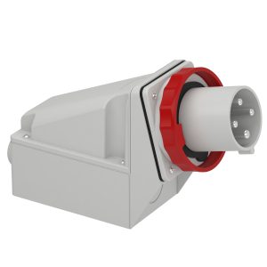 Вилка 534 стаціонарна 3Р+PЕ 63А 380В IP67 (C3)