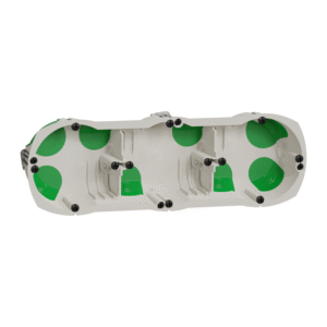 Коробка установча 67х40 потрійна IP20 внутрішня пластикова, для гіпсокартону(C3)