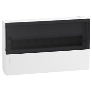 Щит пластиковий ЩРН-П- 18 модулів зовнішній монтаж IP40 прозорі двері Resi9 (Schneider) (C3)