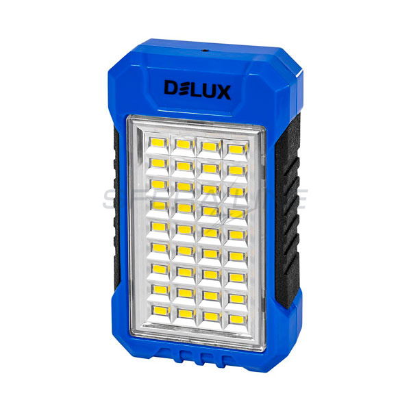 Світильник світлодіодний аварійний DELUX REL-101LED (4V2,4Ah) 36 LED 4Вт 125x69x37 акумуляторний