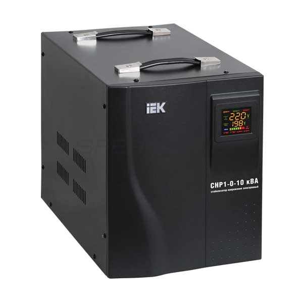 Стабілізатор напруги Home 10 кВА (СНР1-0-10) релейний переносний IEK