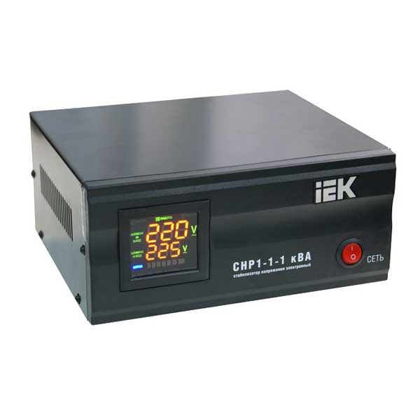 Стабілізатор напруги СНР1-1-1 кВА електронний стаціонарний IEK